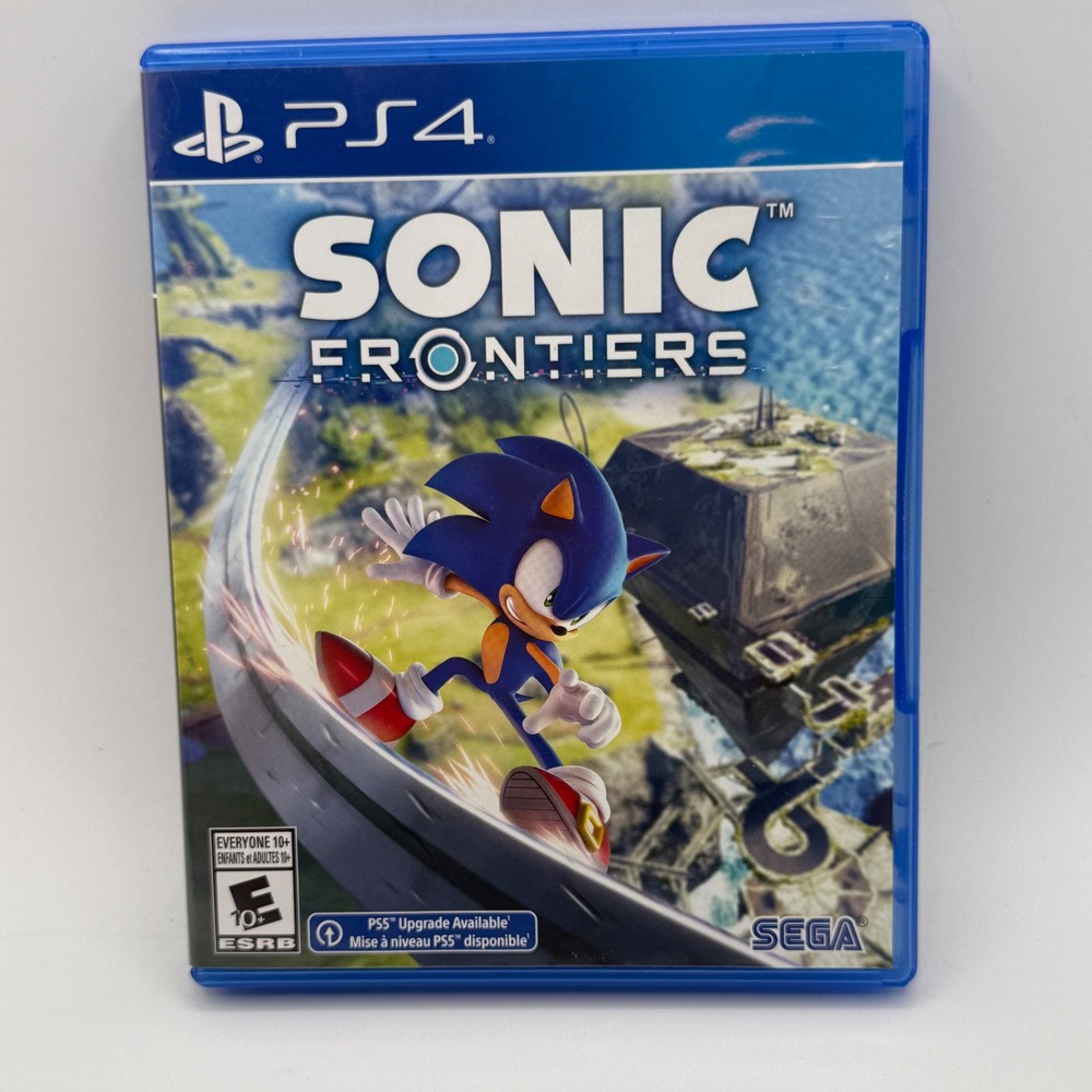 Sega Sonic Frontiers PS4 Standard Edition Blue Excellent Open Zone Adventure